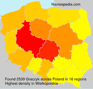 Surname Graczyk in Poland Surname Graczyk in Poland
