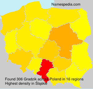 Surname Gradzik in Poland Surname Gradzik in Poland