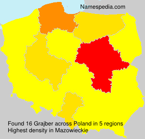 Surname Grajber in Poland Surname Grajber in Poland