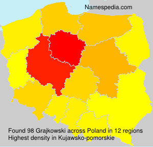 Surname Grajkowski in Poland Surname Grajkowski in Poland