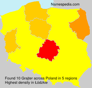 Surname Grajter in Poland Surname Grajter in Poland
