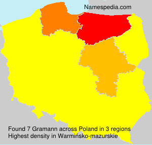 Surname Gramann in Poland Surname Gramann in Poland