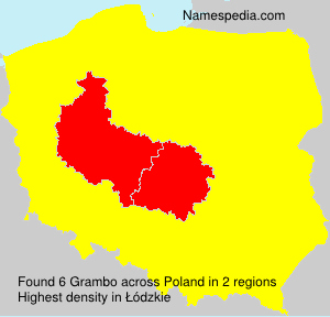 Surname Grambo in Poland Surname Grambo in Poland