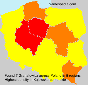 Surname Granatowicz in Poland Surname Granatowicz in Poland