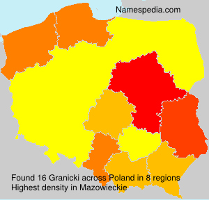 Surname Granicki in Poland Surname Granicki in Poland