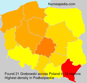 Surname Grebowski in Poland Surname Grebowski in Poland