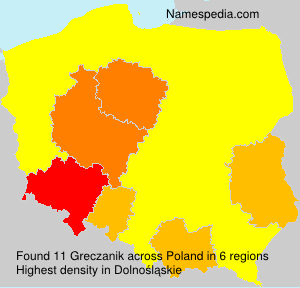 Surname Greczanik in Poland Surname Greczanik in Poland
