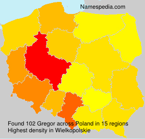Surname Gregor in Poland Surname Gregor in Poland