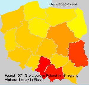 Surname Grela in Poland Surname Grela in Poland