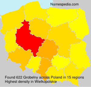 Surname Grobelny in Poland Surname Grobelny in Poland