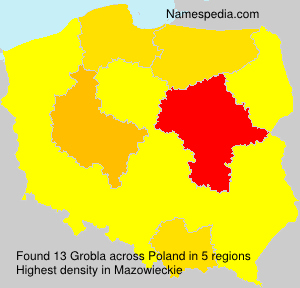 Surname Grobla in Poland Surname Grobla in Poland