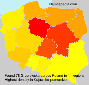 Surname Groblewska in Poland Surname Groblewska in Poland