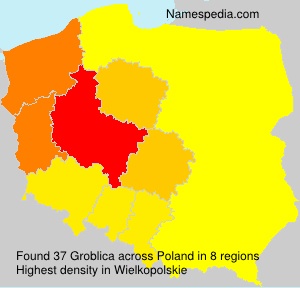 Surname Groblica in Poland Surname Groblica in Poland