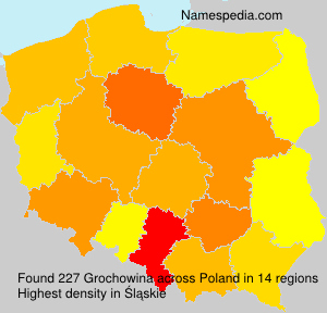 Surname Grochowina in Poland Surname Grochowina in Poland