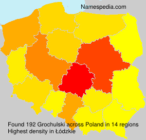Surname Grochulski in Poland Surname Grochulski in Poland