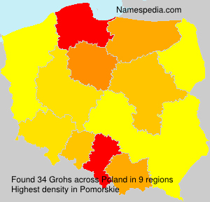 Surname Grohs in Poland Surname Grohs in Poland