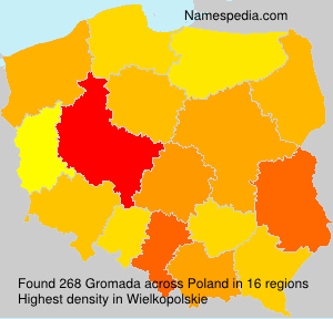 Surname Gromada in Poland Surname Gromada in Poland