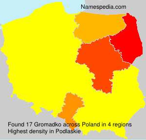Surname Gromadko in Poland Surname Gromadko in Poland