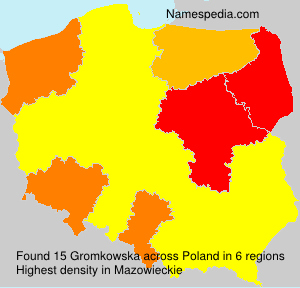 Surname Gromkowska in Poland Surname Gromkowska in Poland