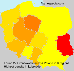 Surname Grontkowski in Poland Surname Grontkowski in Poland