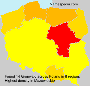 Surname Gronwald in Poland Surname Gronwald in Poland