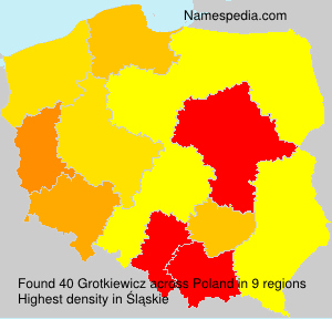 Surname Grotkiewicz in Poland Surname Grotkiewicz in Poland