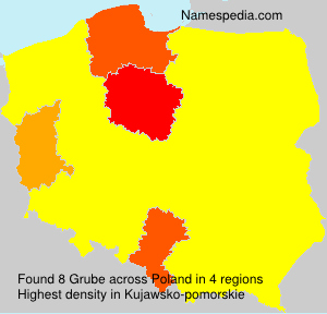 Surname Grube in Poland Surname Grube in Poland