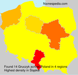Surname Gruczyk in Poland Surname Gruczyk in Poland