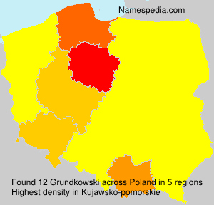 Surname Grundkowski in Poland