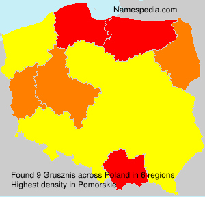 Surname Grusznis in Poland Surname Grusznis in Poland