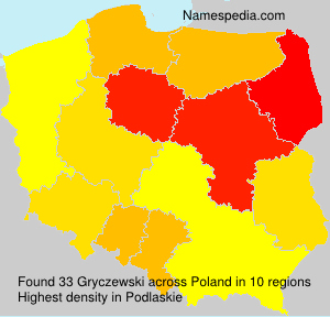 Surname Gryczewski in Poland Surname Gryczewski in Poland