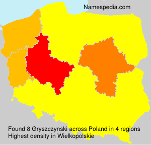 Surname Gryszczynski in Poland Surname Gryszczynski in Poland