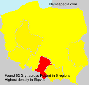 Surname Gryt in Poland Surname Gryt in Poland