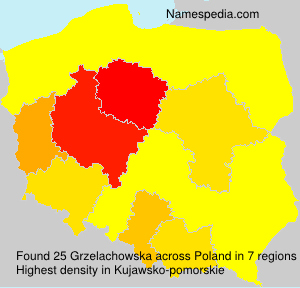 Surname Grzelachowska in Poland