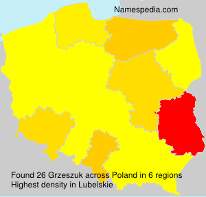 Surname Grzeszuk in Poland Surname Grzeszuk in Poland