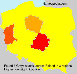 Surname Grzybczynski in Poland Surname Grzybczynski in Poland