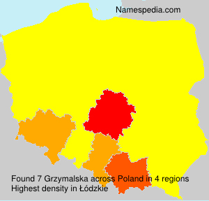 Surname Grzymalska in Poland Surname Grzymalska in Poland
