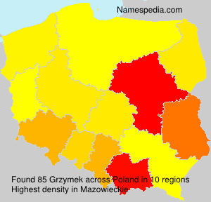 Surname Grzymek in Poland Surname Grzymek in Poland
