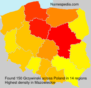 Surname Grzywinski in Poland Surname Grzywinski in Poland