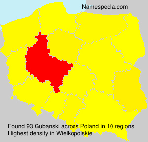 Surname Gubanski in Poland Surname Gubanski in Poland