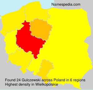 Surname Gulczewski in Poland Surname Gulczewski in Poland