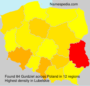Surname Gurdziel in Poland Surname Gurdziel in Poland
