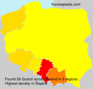 Surname Gustof in Poland Surname Gustof in Poland