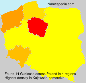 Surname Guzlecka in Poland Surname Guzlecka in Poland