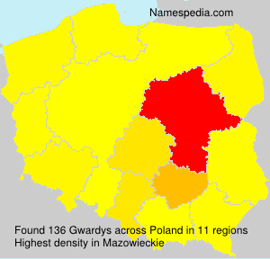 Surname Gwardys in Poland Surname Gwardys in Poland