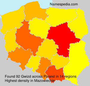 Surname Gwizd in Poland Surname Gwizd in Poland