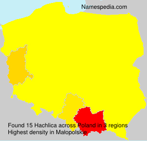 Surname Hachlica in Poland Surname Hachlica in Poland