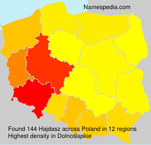 Surname Hajdasz in Poland