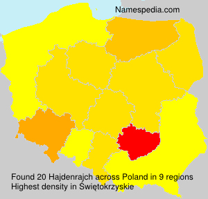 Surname Hajdenrajch in Poland Surname Hajdenrajch in Poland