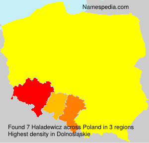 Surname Haladewicz in Poland Surname Haladewicz in Poland